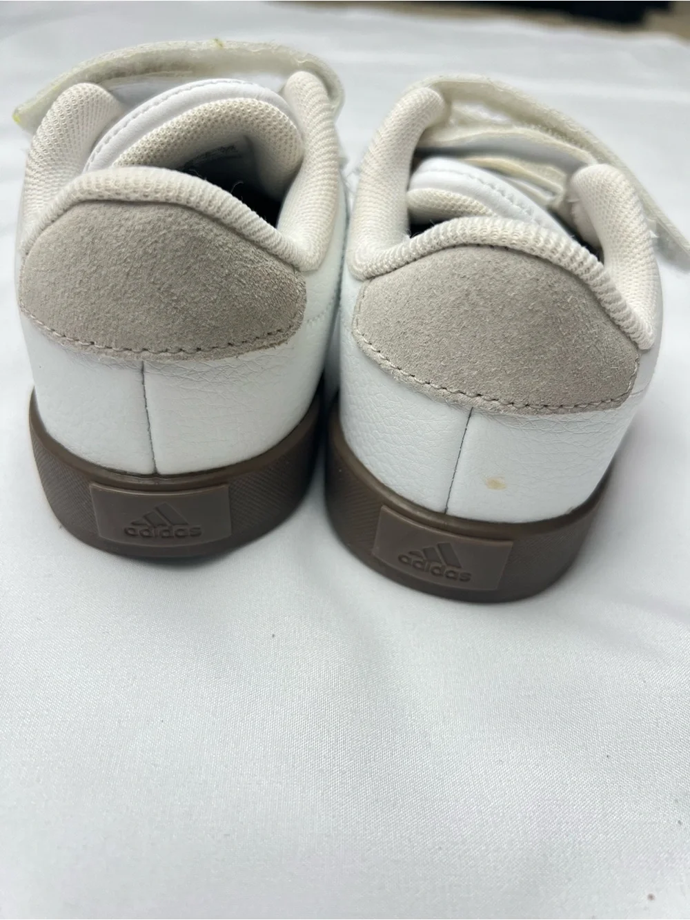 adidas VL Court 3.0 White Black Toddler Sneakers 10K
